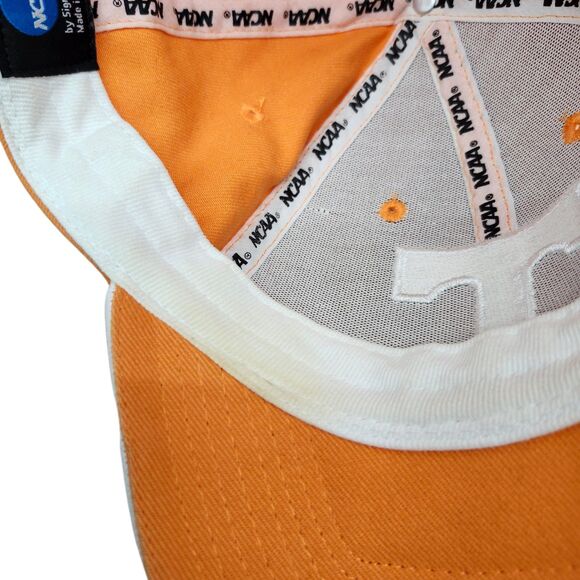 Signatures NCAA Tennessee Vols Mens Strapback Hat Cap Orange White Football - Picture 10 of 10